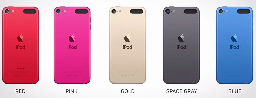 ipod touch colors
